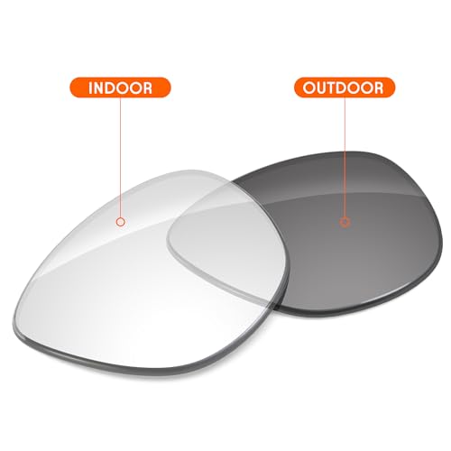 Image of Replacement Lenses Compatible with RayBan Meta Skyler RW4010 52mm AI Glasses, UV Protection, Transition