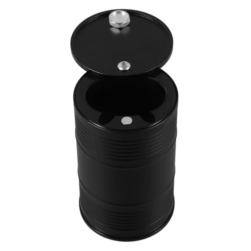 Happyyami Car Ashtray with Lid Portable Windproof Ashtray for Vehicles Smokeless Design Easy to Clean Fits Cup Holders Auto Accessory for Outdoor and Indoor Use