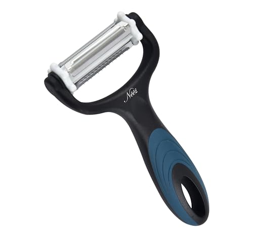 NEEZ 3 in 1 Vegetable Peeler, Fruit, Apple, Carrots, Cucumbers, Tomatoes and Potato Peeler for Kitchens