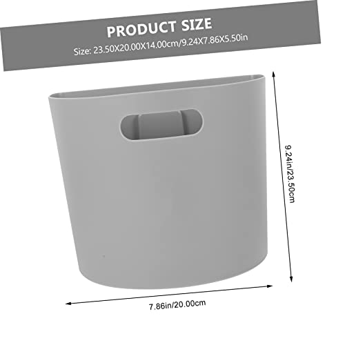 Caneca de basura colgante gris para pared Alipis miniatura 2