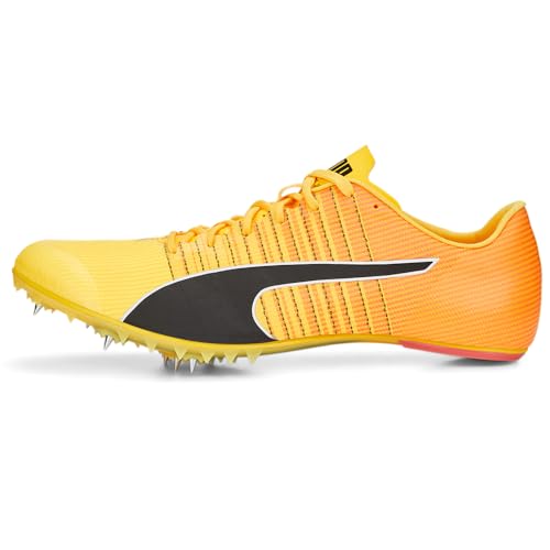 PUMA Mens Evospeed Tokyo Future 4 and Field Running Sneakers Shoes - Orange, Yellow - Size 11.5 M3