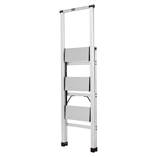 Xtend & Climb SL3HLight Slimline 3 Step Ladder, Aluminum