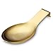 Poggia Cucchiaio Oro Opaco, Porta Cucchiaio In Acciaio Inossidabile Per Piano Cottura, Porta Utensili Da Cucina Per Mestoli, Pinze, Spatola, Lavabile In Lavastoviglie (1PC-9.5 Pollici)