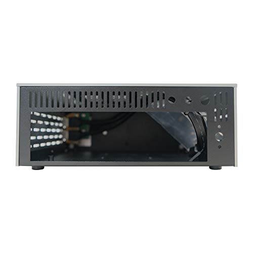 A01 Aluminum Mini-ITX HTPC Desktop Computer Chassis (Black Aluminum)