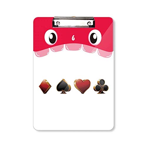 Porte-bloc motif cœur format A4 un cadeau attentionné et utile pour les professionnels de santé