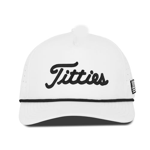 Image of Curves & Clubs Titties Golf Hat - Funny Golf Hat, Titties Hat - Funny American Hat - One-Size-Fits-All - Men's Gifts