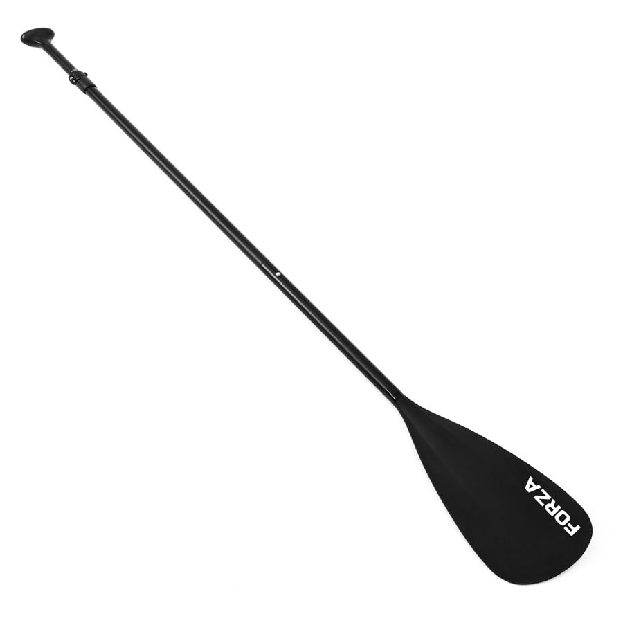 FORZA Paddle Board Paddle Adjustable SUP Paddle with Ergonomic T-Handle Lightweight Aluminium Paddle for Paddleboarding Kayaking & Canoeing Standard or Pro (Standard)
