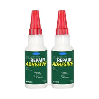 Multi-Purpose Car Bumper Repair Adhesive, Quick Bond Bumper Glue,Quick-Curing, Easy Car Repair, Fix Cracks & Broken Bumper Plastic,2PCS