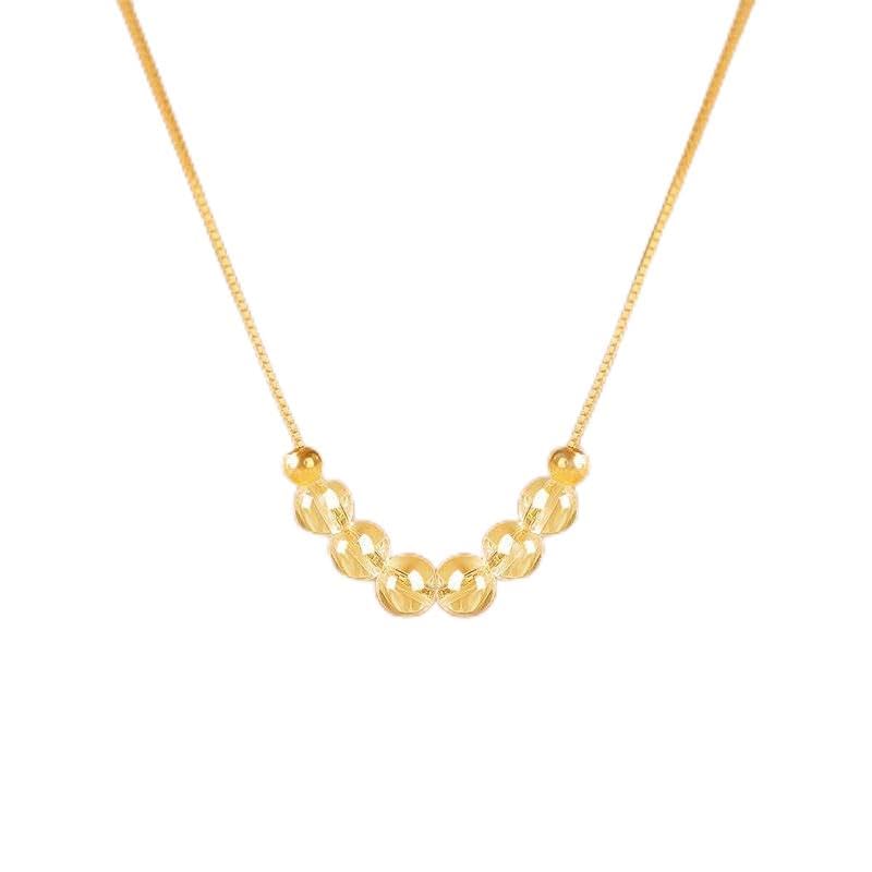 Collier clavicule cristal blanc fini les bijoux ternes style froid