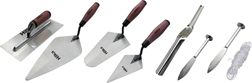 Hilka 66416006 6 PCE Soft Grip Trowel Set, Blue 1 Hilka 66416006 6 PCE Soft Grip Trowel Set, Blue