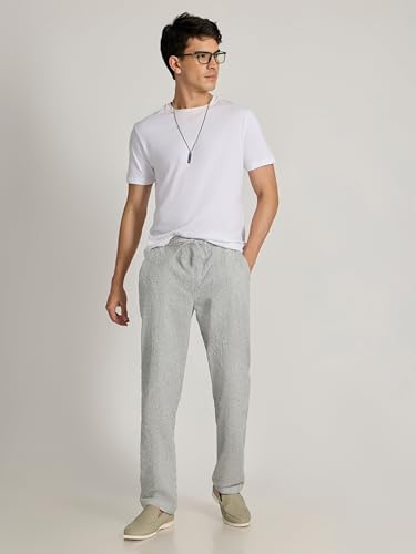 Image of Corbin Striped Seersucker Trousers