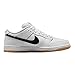 Nike SB Dunk Low Pro, white/black-white-gum light brown