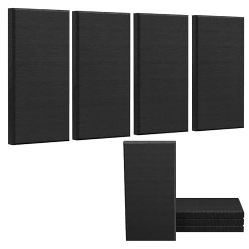 JISUO 4 Pack Fabric Acoustic Wall Panels,