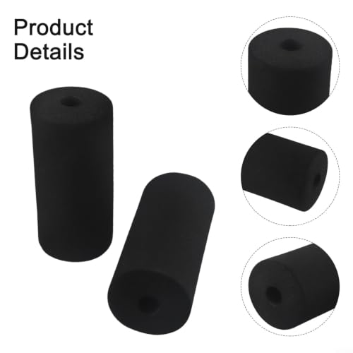 Rollers de espuma de alta densidad para reemplazo de cojines para extensión de piernas para máquina de gimnasio (2) miniatura 3