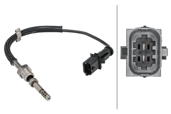 HELLA Palpeur température des gaz 6PT 358 181-461 pour OPEL ZAFIRA B (A05) | Compatible avec: CADILLAC BLS, BLS Wagon, OPEL ASTRA H, ASTRA H Caravan, ASTRA H GTC, ASTRA H Kasten/Kombi, SIGNUM CC
