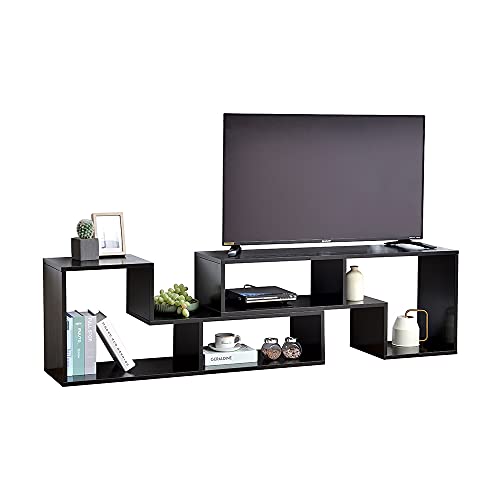 Vanlent テレビ台 ローボード 伸縮幅1050～2100mm コーナー 角度調整...