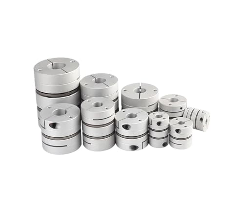 Double diaphragm elastic coupling high torque aluminum alloy coupling encoder motor connection keyable WQ-34x45 CNC parts(WQ-34x