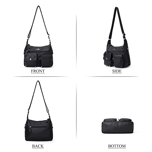 Image of Angel Kiss Crossbody Bags for Women, Ladies Shoulder Handbags and Purses Medium Faux Leather Pocketbooks | Ladies
