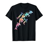 Savannah GA Dolphin Lover Vacationer Souvenir Gift Art. Ideal para la playa o compras y un gran diseño de amantes de los delfines para niños Estilo surfista, inspirado en olas del océano, hábitat de arrecifes de coral, conservación de la naturaleza, delfín, regalos