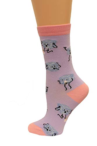 Image of K. Bell Socks womens Retro Varsity Lettuce Crew
