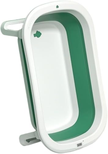 Vinebeautiful折りたたみ式バスタブ 大型 洗濯用浴槽 犬用入浴用品 猫と犬の入浴 排水栓付き ソフトバスタブ 洗濯 ベビーバスタブ ペット用バスタブ ソフトバケツ キッチン 屋外 ポータブル (B,1)