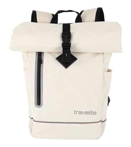 Travelite BASICS Rucksack aus wasserfestem Material, Schulrucksack aus Polyester mit Reflektoren + Roll-Up Verschluss, 400g, 48 cm, 19 Liter Travelite BASICS Rucksack aus wasserfestem Material, Schulrucksack aus Polyester mit Reflektoren + Roll-Up Verschluss, 400g, 48 cm, 19 Liter