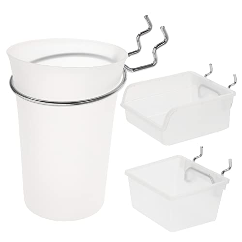 Unomor 1 Set Small Parts Storage Organizer Garage Accessories Organiser for Garage Pegboard Hooks Peg Board Mounted Holders Accessory Organization Fastener Storage Parts Bins Steel