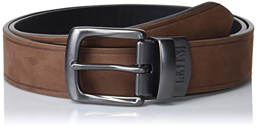 Image of Levi's Leather Men's Levis 40Mm Reversible Belt With Brushed Silver Buckle