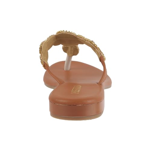 Image of Metro Women's Faux Leather Embellished Comfy Slippers