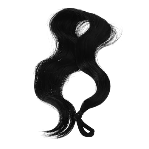 PATKAW paquete de pelo de peluca capas para teñir el cabello de caballo de reemplazo rizos femeninos animan de caballo postizo ondulado para mujer Alambre de alta temperatura