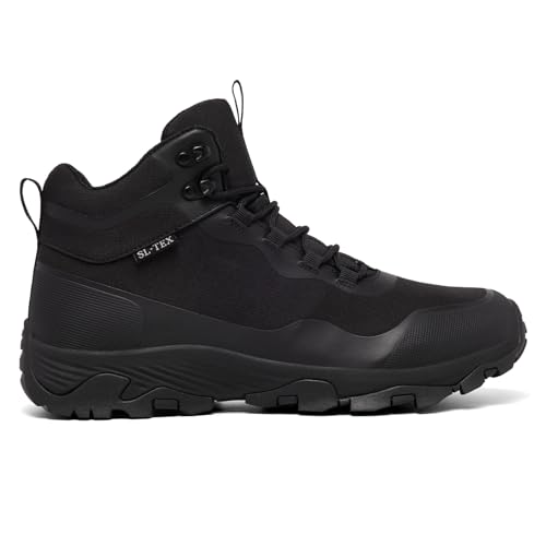 Image of SHULOOK Men's Waterproof Hiking Boots Outdoor Lightweight Breathable Trekking Camping Mountaineering Shoes