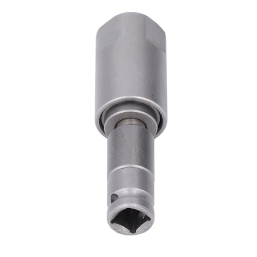 Aramox Adaptador de Llave de Impacto, Cabezal Convertidor de Taladro Percutor Eléctrico de Acero con Alto Contenido de Carbono con Interfaz Cuadrada, Incluye Biela y Caja de Almacenamiento para