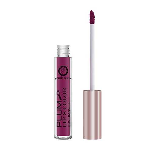 Image of Colors Queen Plum Matte Non Transfer, Water Proof, Liquid Lipstick Magenta 7 ml