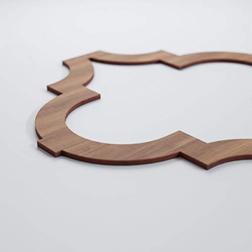 Image of Ekena Millwork WALW24X24X0375MRKWA Marrakesh 3 /8 inchT Decorative Fretwork Wall Panels, 23 3 /8 inchW X 23 3 /8 inchH, Walnut