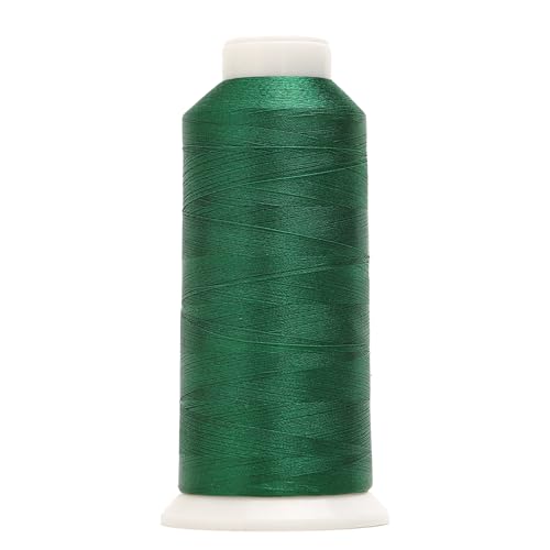 Image of High Tenacity Polyester Embroidery Machine Thread 40WT(120D /2) 4000M Per Spool for Commercial and Domestic Embroidery Machine (Cadmium Green-1851)