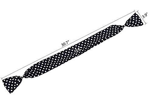 Sea Team Twist Bow Wired Headbands Scarf Wrap Hair Accessory Hairband (5 Packs)