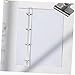 COHEALI A4 Metal Loose Leaf Binder 4-Hole 5-Piece Document Binder with Metal Clips for School and Office Organization for Note-Taking