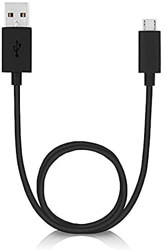 Image of Motorola Data /Charging Cable USB-A to Micro-USB - Black Compatible with Motorola E3, E3 Power, E4,E3, E3 Power, E4,X Force, X Pure Edition-6 Month Warranty