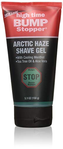 High Time Bump Stopper Shave Gel Arctic Haze 5.3 Ounce (156ml) (2 Pack)