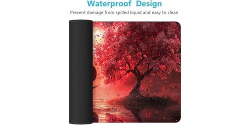 Mouse pad avec base caoutchouc antidérapante pour ordinateur