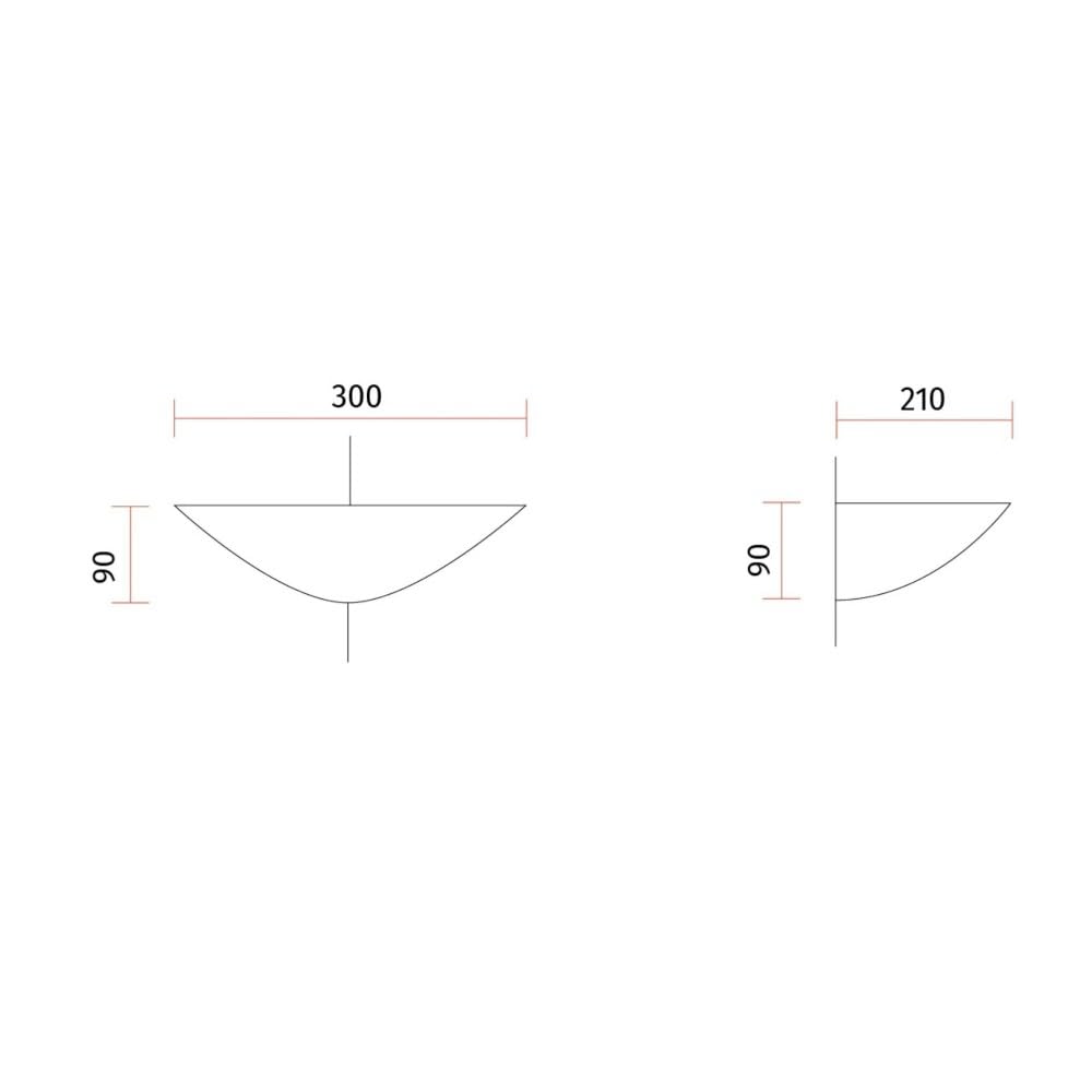MAZZOLA LUCE Applique angolare di gesso ceramica bianco verniciabile lampada per angolo parete