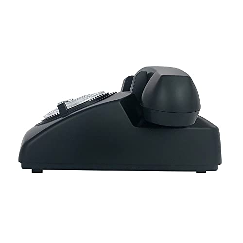 Telpal Retro Single Line Corded Desk Telephone Classic Vintage Rotary Dial Hands Free Landline Phone For Home/Office/Hotel, Antique Phones For Seniors Gift (Black) #TOP4