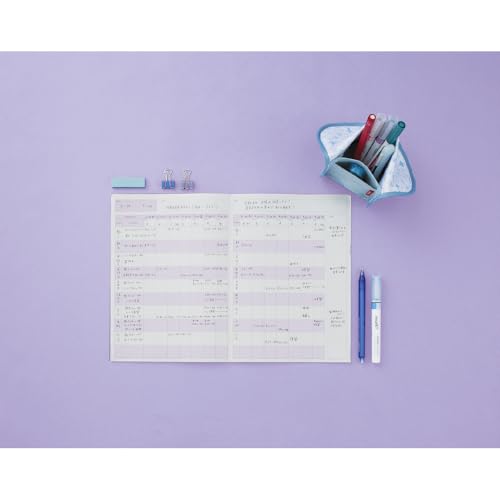 Kokuyo Campus Study Planner 2 Weeks B5, Purple (ノ-Y80LT-V)