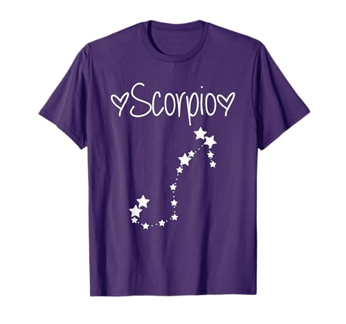 Scorpio Zodiac Sign Horoscope Star October November Birthday T-Shirt