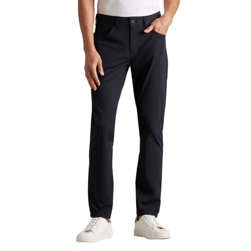 Rhone Commuter Five Pocket Men's Pants, Stretch Fabric, Slim-Straight Fit Mens Jeans, All-Day Comfort Golf Pants