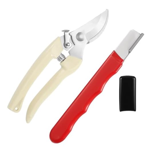 Garden Secateurs and Sharpener Kit 2-Pack