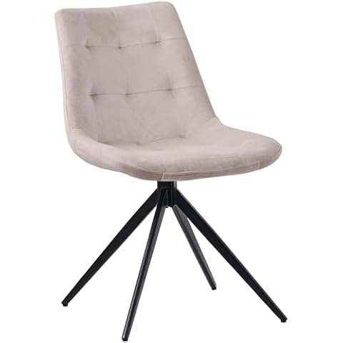 Chaise Merna CLP en Velours Crème Cover