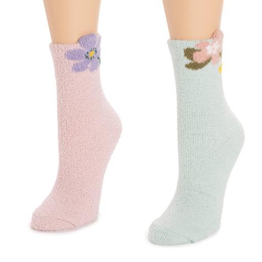 Image of MUK LUKS Women's 2 Pack Boxed Cozy Crew Socks