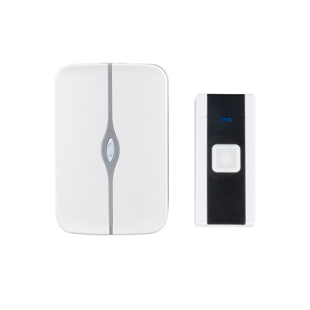 MOBYGKFY Doorbell Tow Home Electronic Pager Two Long Distance Waterproof Doorphone
