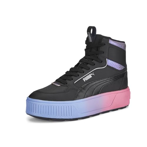 PUMA Womens Karmen Rebelle Mid Exotics Platform Sneakers Shoes Casual - Black - Size 8 M2